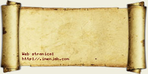 Miljana Bojanić vizit kartica